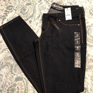 NWT Express dark wash skinny jeans